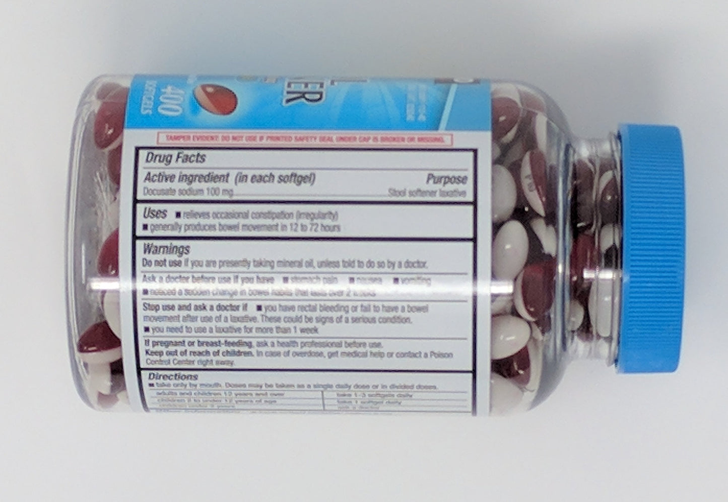 Kirkland Signature Stool Softener 100 mg, 400 Softgels