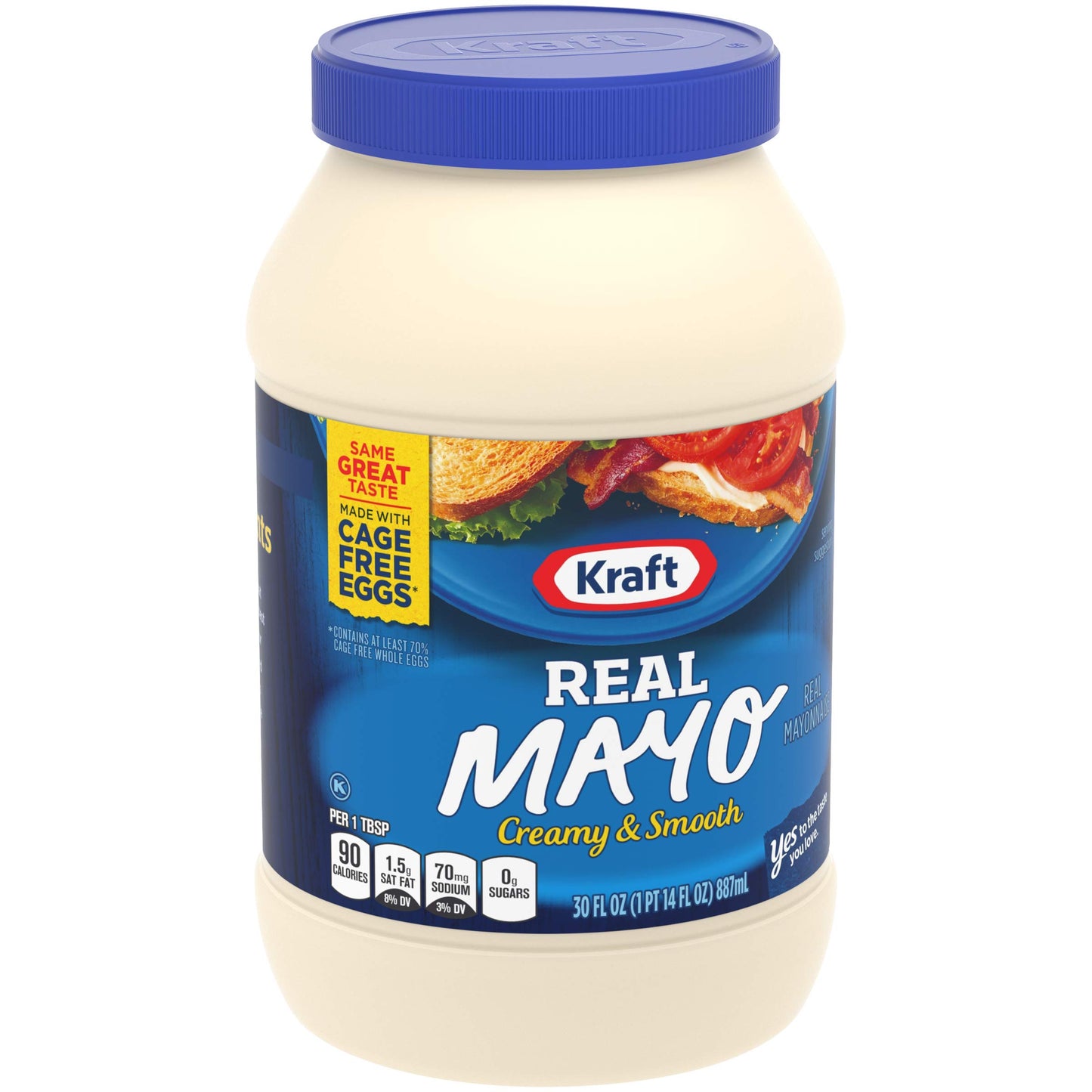 Kraft Mayo Real Mayonnaise (30 Oz Jars, Pack of 2)