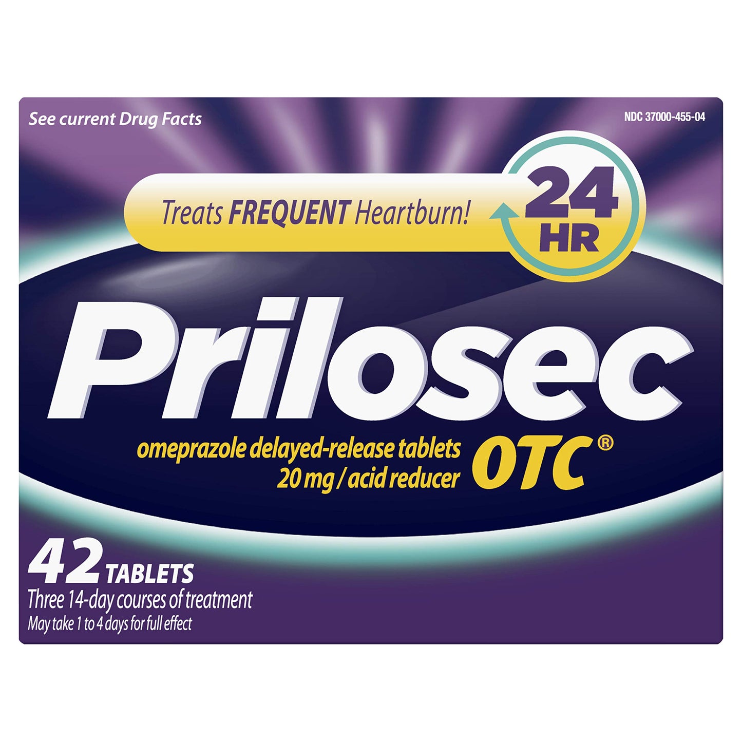 Prilosec OTC Frequent Heartburn Relief Medicine and Acid Reducer, 42 Tablets � Omeprazole Delayed-Release Tablets 20mg - Proton Pump Inhibitor
