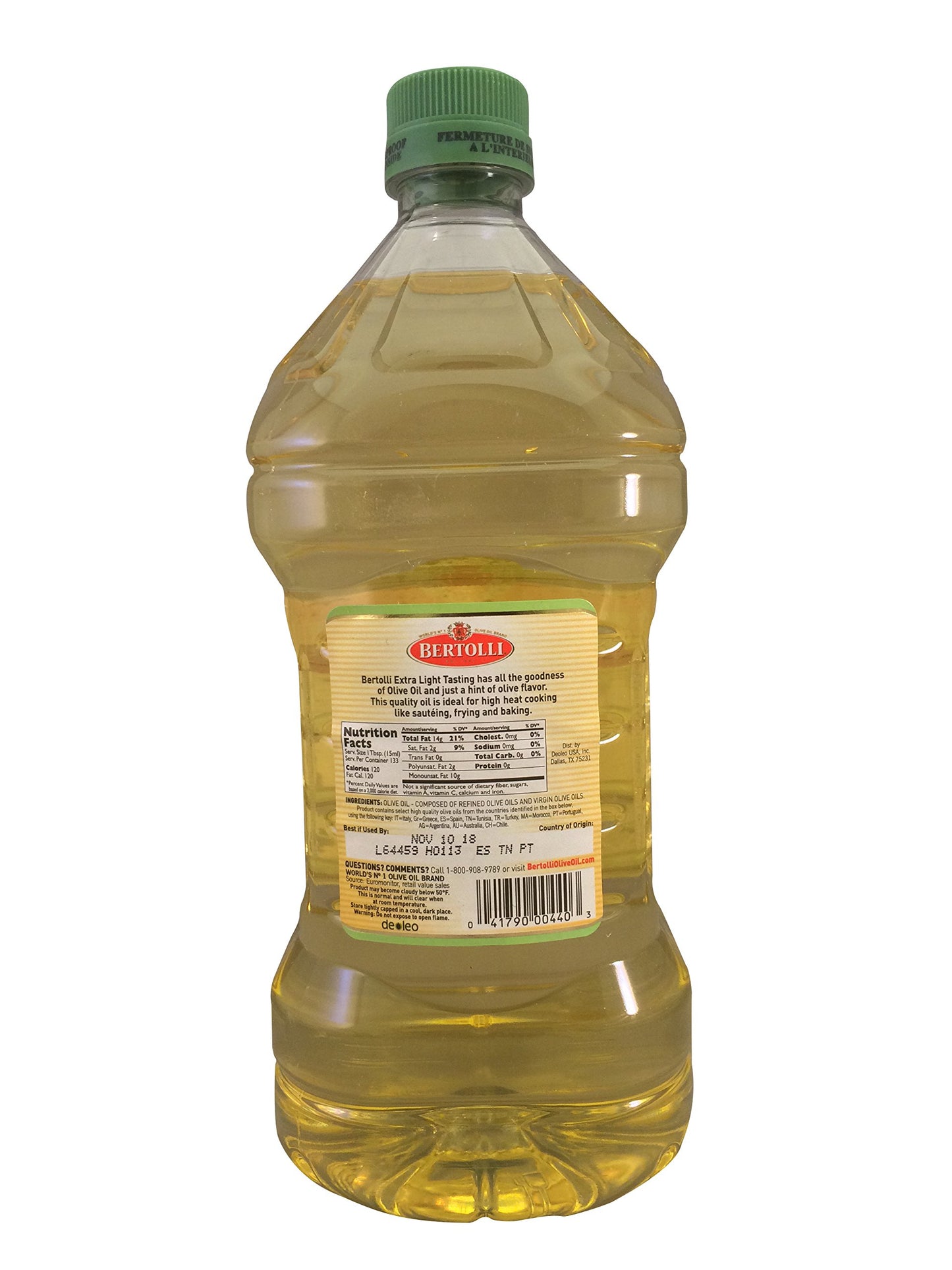 Bertolli Extra Light Olive Oil - 2 Litre