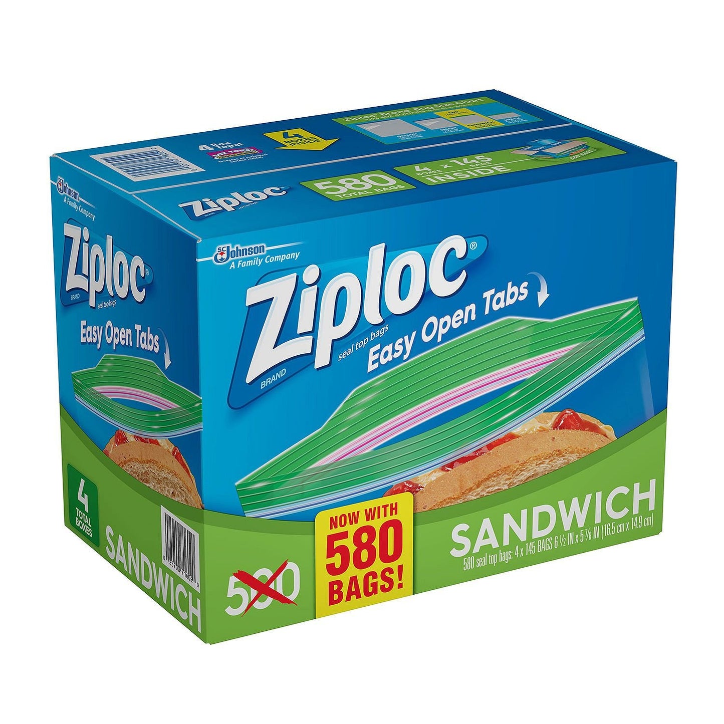 Jumbo Pack of 580 Sandwich Bag