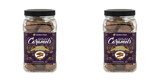 Member's Mark Sea Salt Caramels Milk-Chocolate, 31 Ounce Pack of 2