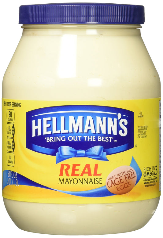 Hellmann's Mayonnaise, Real, 64 oz.