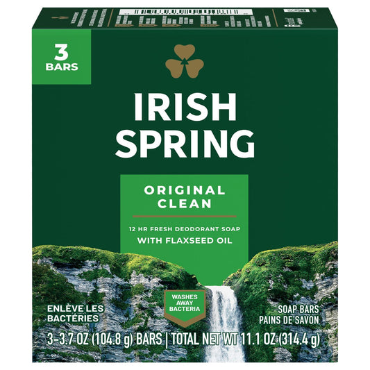 Irish Spring Deodorant Soap Original Scent - 20 ct