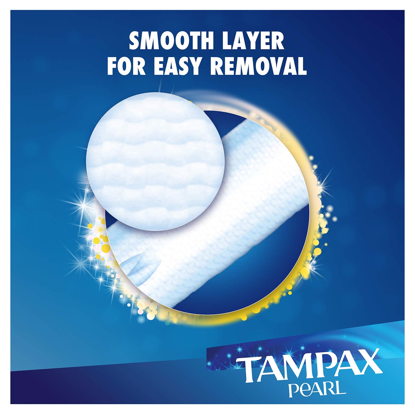 TAMPAX Pearl Advanced Grip Plastic Tampons Regular Unscented, 96 Count