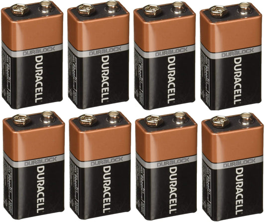 Duracell Coppertop Alkaline Batteries 9v