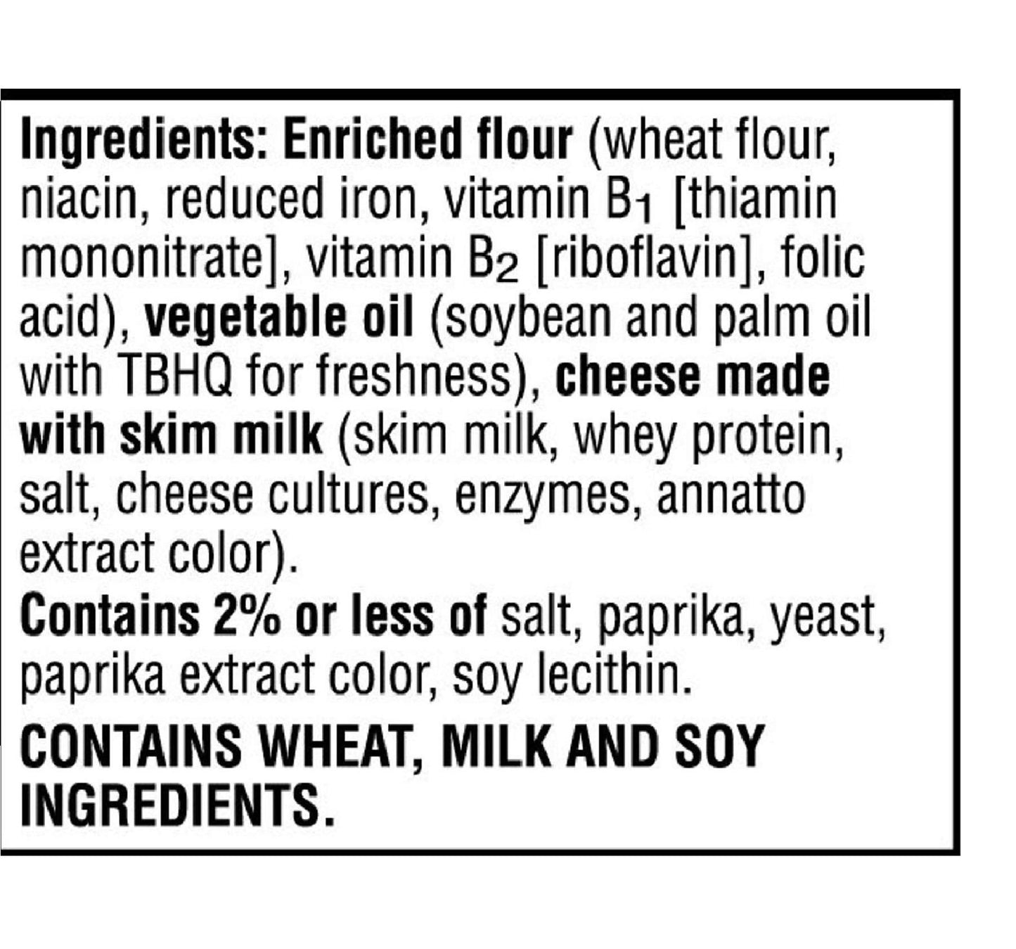 Cheez-it Crackers, 1.5 oz Pack, 45 Packs/Box, Sold as 1 Carton