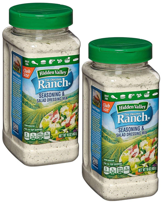 Hidden Valley Original Ranch Seasoning & Salad Dressing Mix, 16 Oz (Pack of 2)