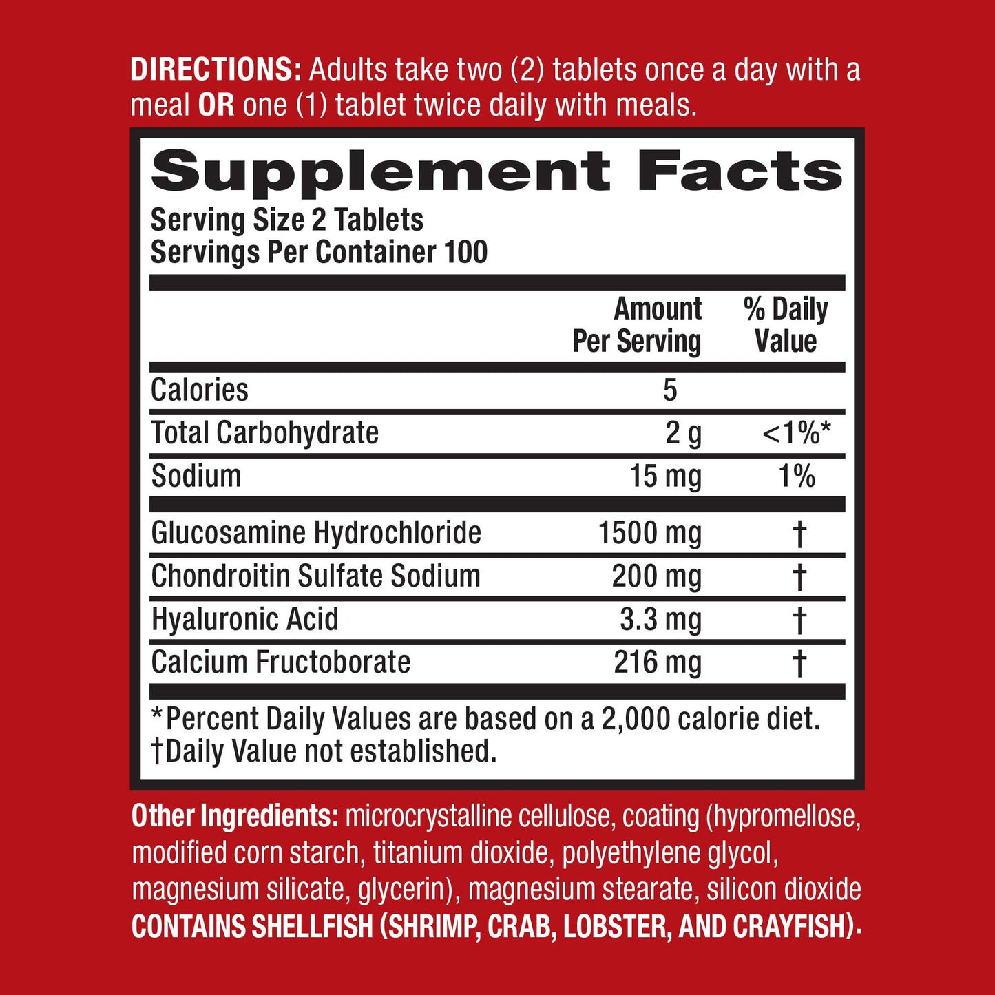 Move Free Advanced, Tablets (200 Count Box) - Joint Health Supplement with Glucosamine and Chondroitin (Pack of 2)