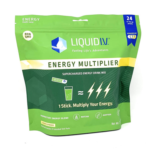 Liquid I.V. Liquid I.V. Energy Multiplier Lemon Ginger Energy Drink Mix (Net Wt 11 Ounce ),, ()