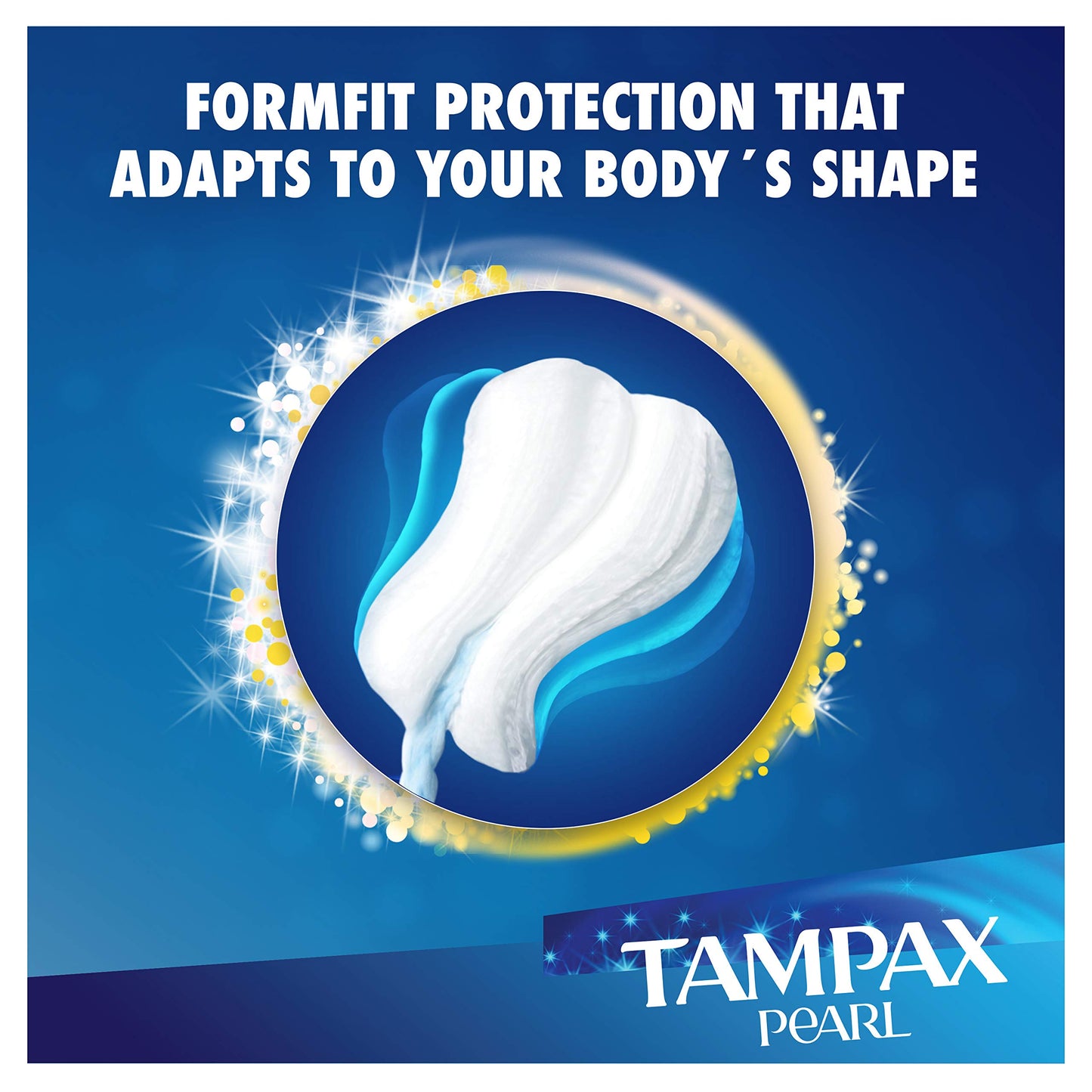 TAMPAX Pearl Advanced Grip Plastic Tampons Regular Unscented, 96 Count