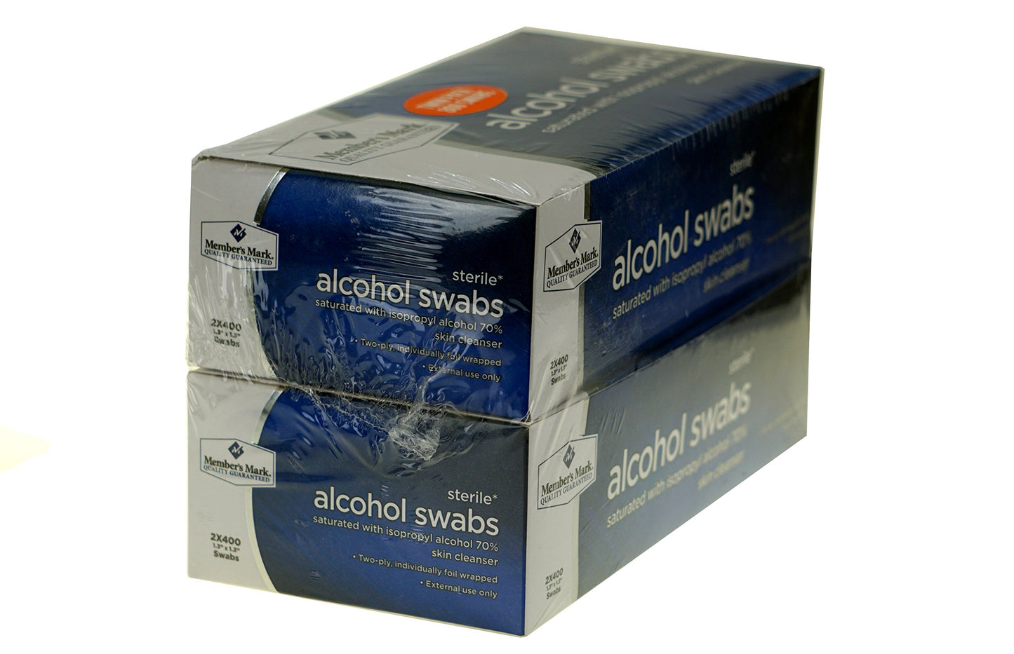 Member's Mark Sterile Alcohol Swabs, Twin Pack: 800 Swabs