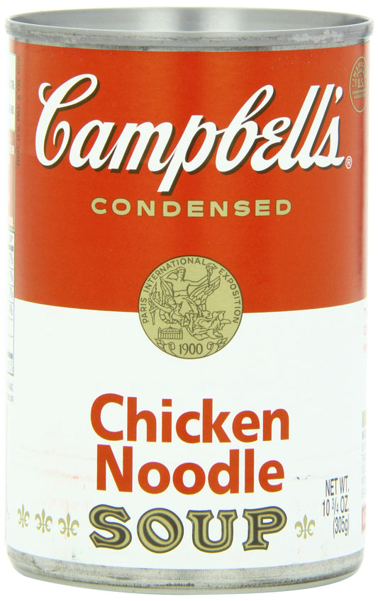 Campbell's Chicken Noodle Soup, 10 3/4 oz. Cans, 12 Count