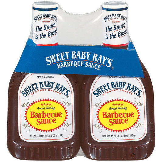 Sweet Baby Ray's Barbecue Sauce 40 oz. Bottle, 2 p