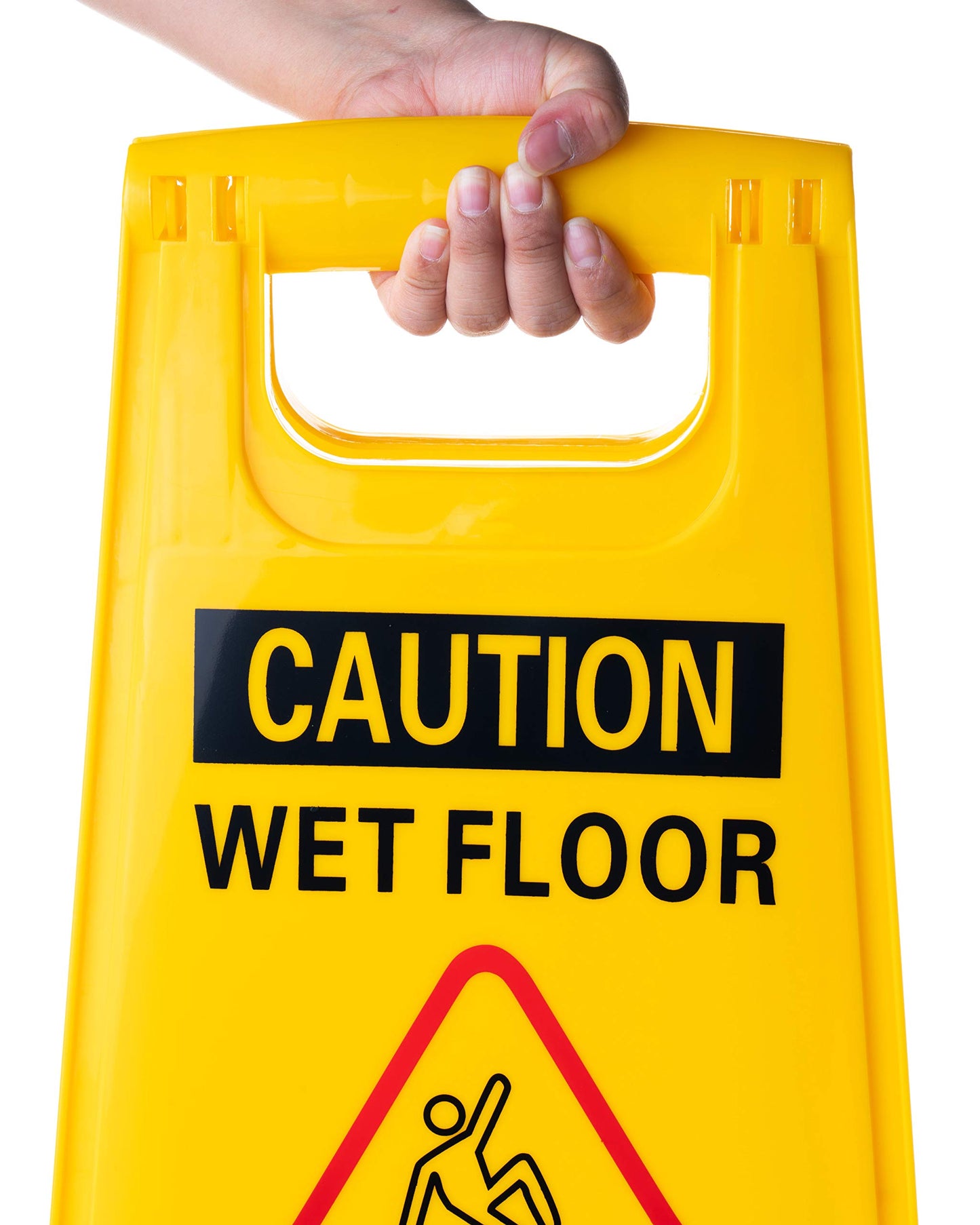 Simpli-Magic 79192 Wet Floor Caution Signs, Basic, Yellow, 3 Pack