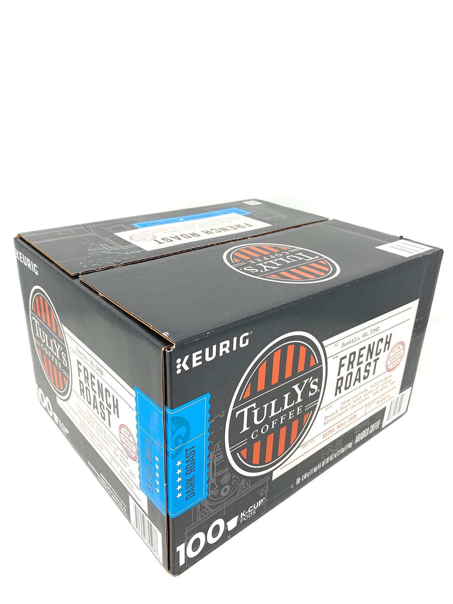 Tully's French Roast K-Cup Pods (0.4 oz. ea., 100 ct.)