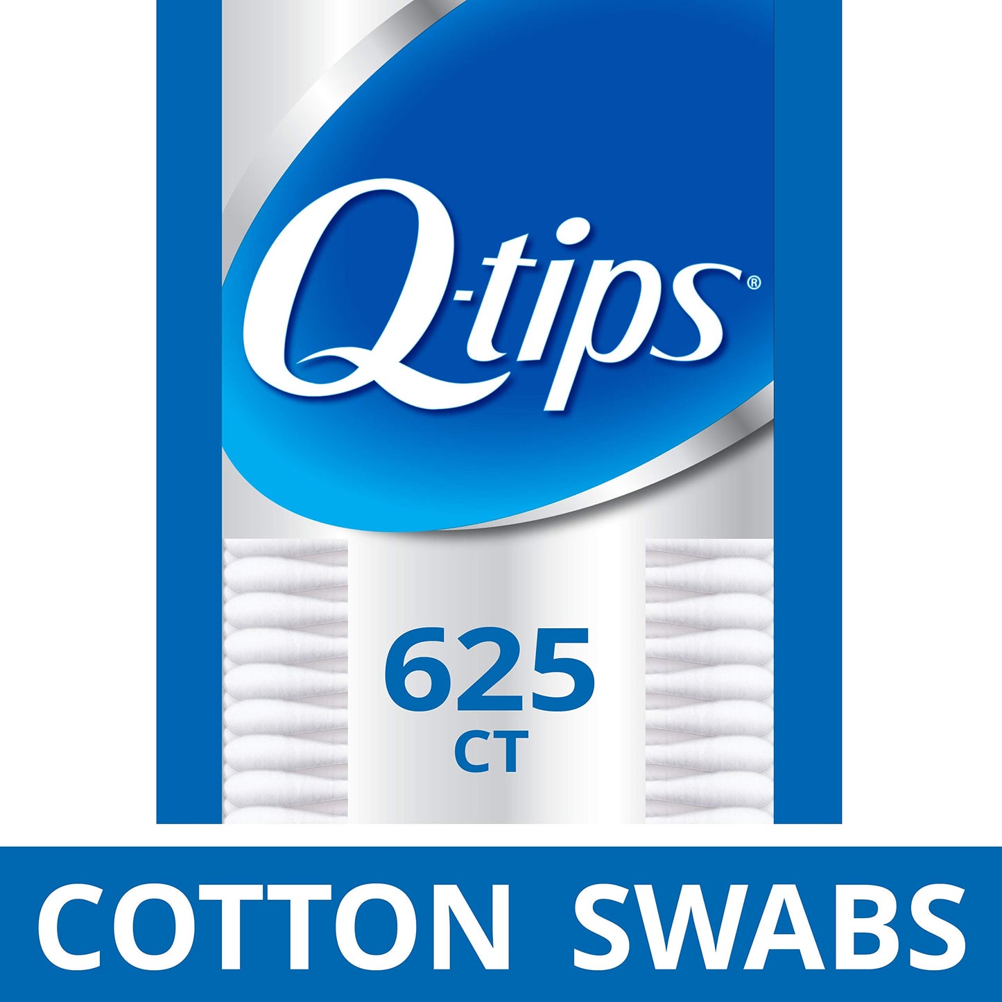 Q Tips Cotton Swab Size 625ct, Pack of 3