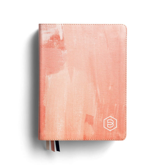 One Step Closer Bible NLT - Pink Watercolor Cloth [Leather Bound] Candace Cameron Bure