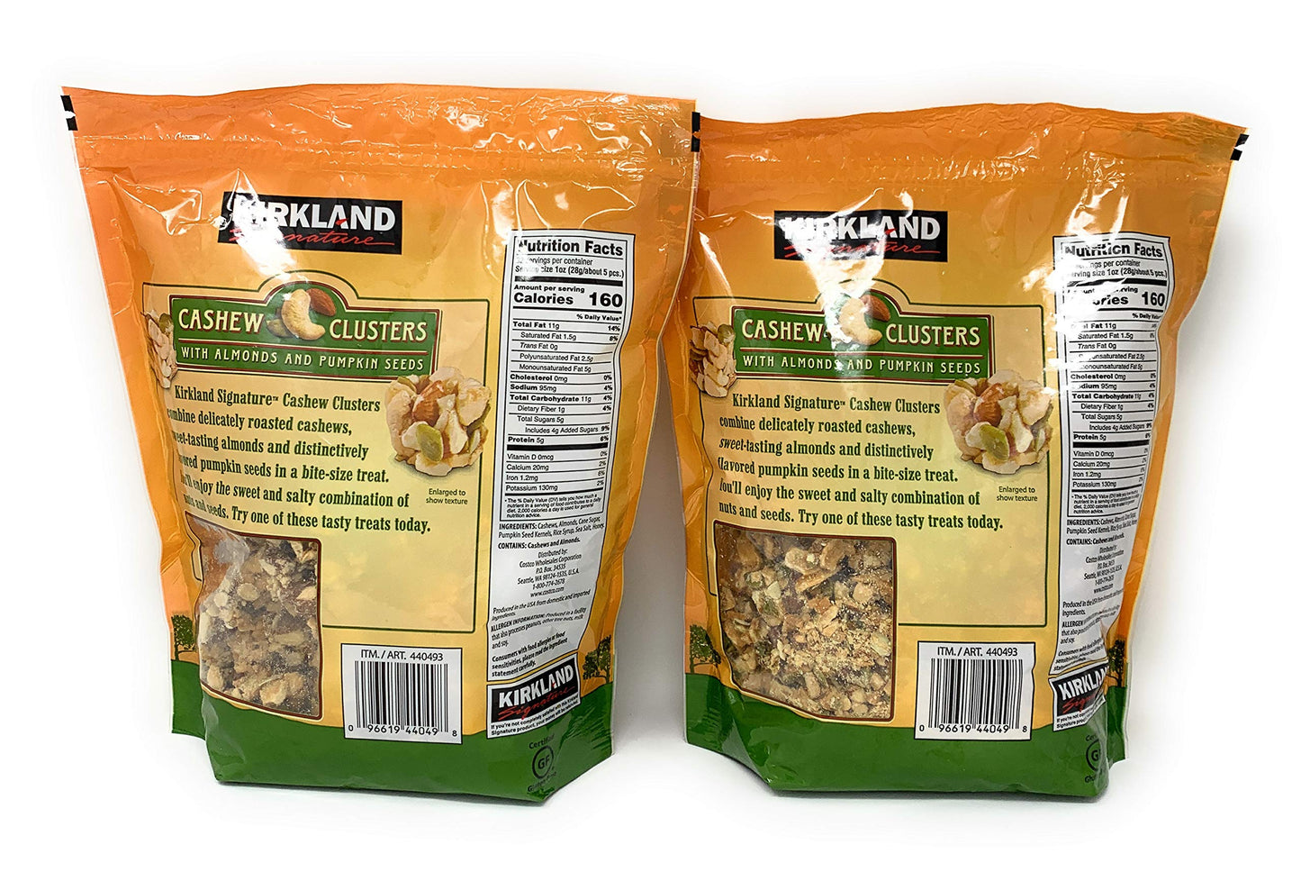 Signatures umcLJm Cashew Cluster with Almonds and Pumpkin seeds, 32 Ounce (2 Pack)