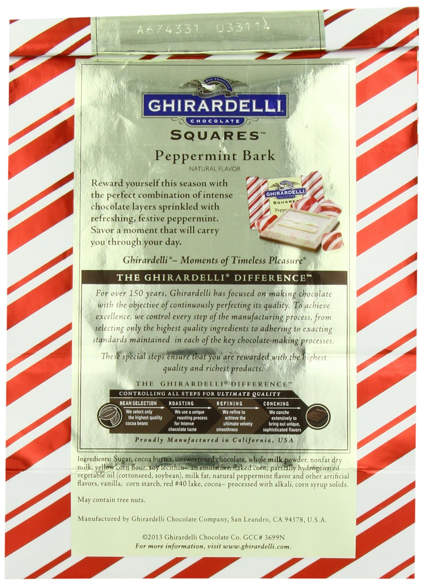 Ghirardelli Peppermint Bark, 16.07 Ounce