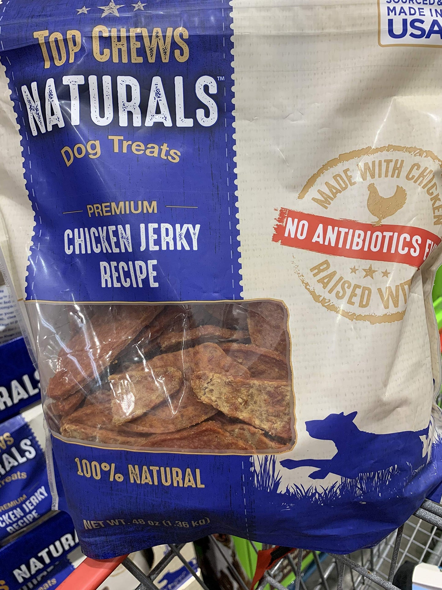 Top Chews Chicken Jerky Recipe 48 oz (2 Pack)