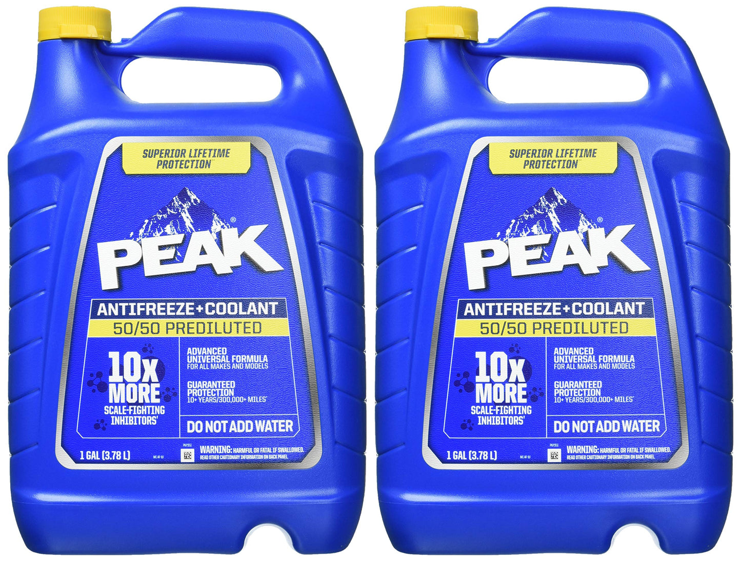 PEAK Long Life 50/1 is 127.8 Fl Oz /2 Pack Net Wt 255.6 Fl Oz