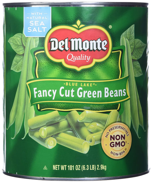 Del monte blue cut green beans 6.3 lb