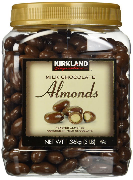 Kirkland Signature Milk Chocolate Almonds 2 Pack JAR