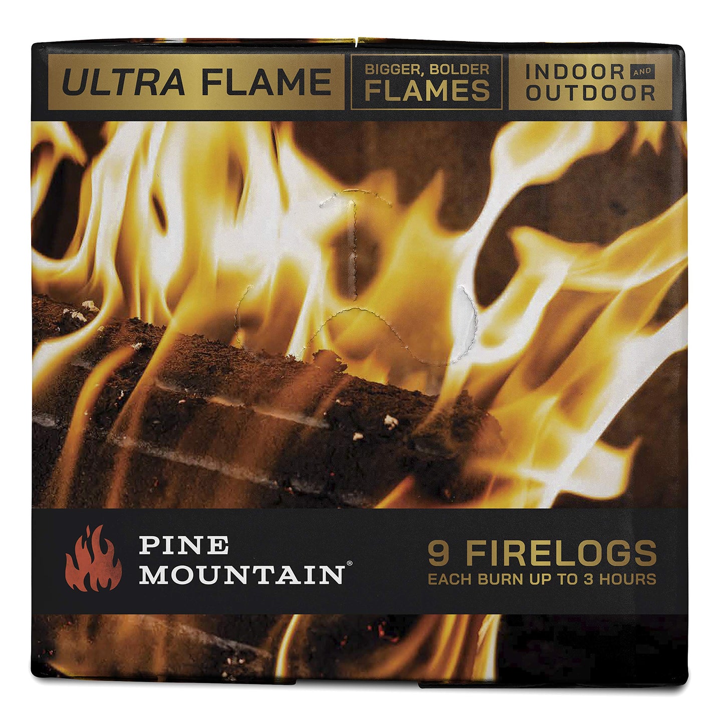Pine Mountain Ultraflame Fire Starter Log, 3-Hour Burn Time, 9 Logs