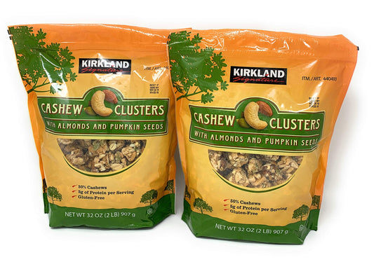 Signatures umcLJm Cashew Cluster with Almonds and Pumpkin seeds, 32 Ounce (2 Pack)