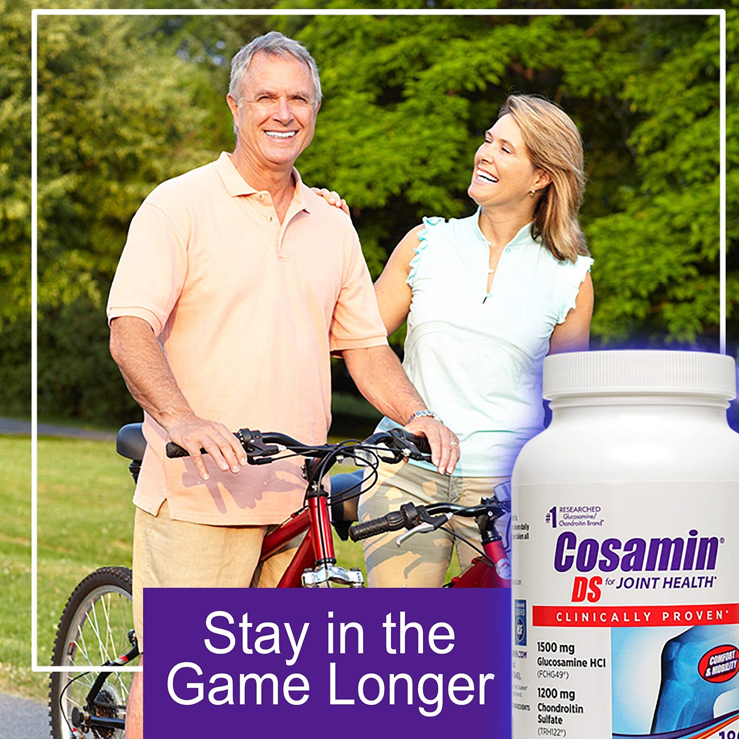 Cosamin DS Nutramax Joint Health Supplement with Glucosamine & Chondroitin for Men�s & Women's Joint Health, 210 Capsules