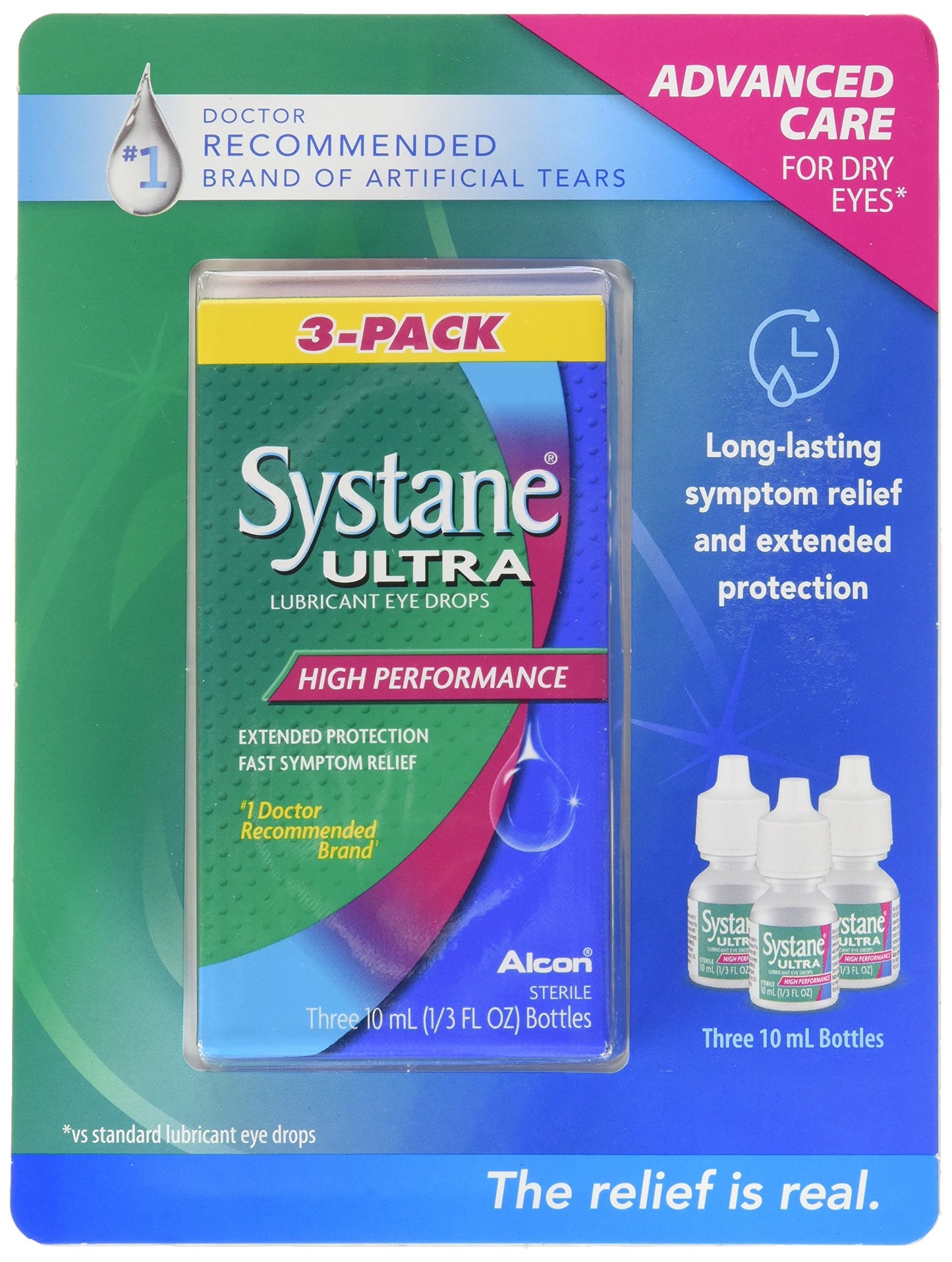 Systane Ultra Lubricant Eye Drops, 30 ml.