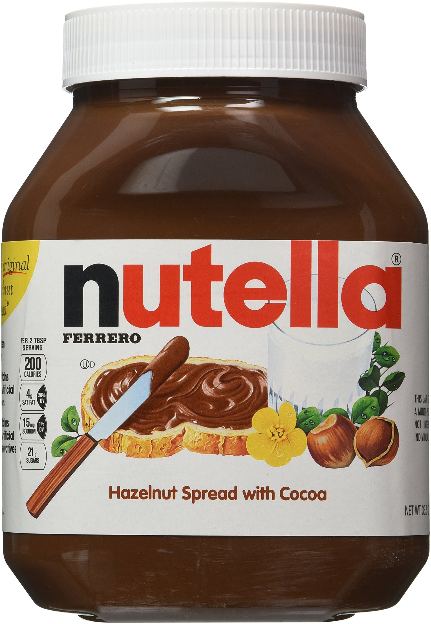 Nutella Hazelnut Spread, 67 Oz, Pack of 2
