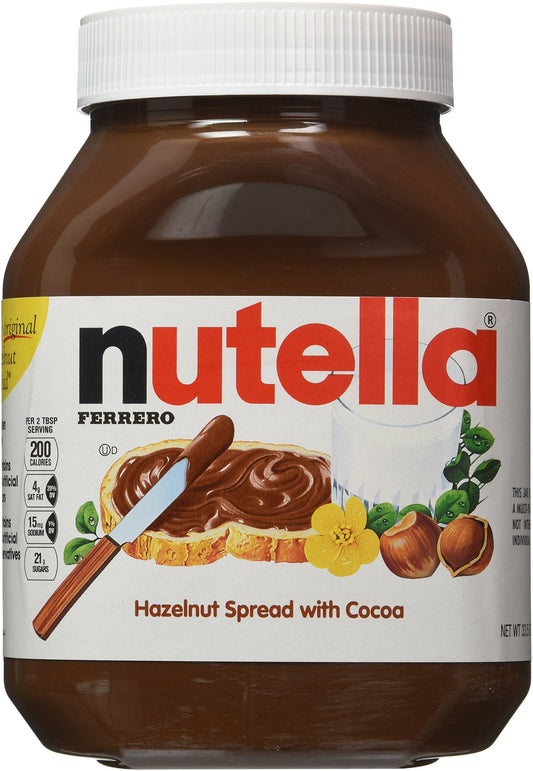 Nutella Hazelnut Spread, 67 Oz, Pack of 2
