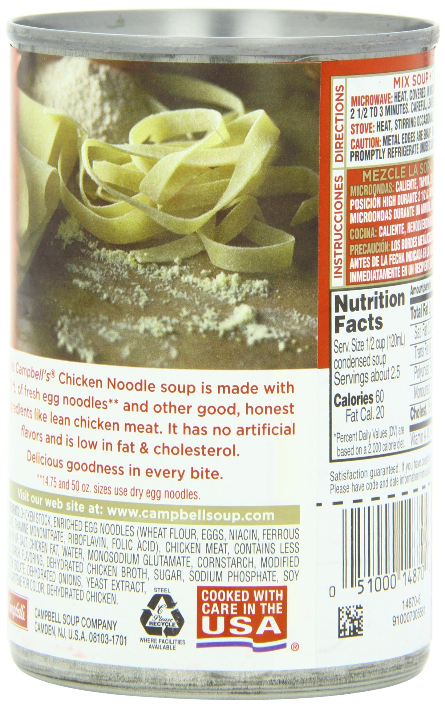 Campbell's Chicken Noodle Soup, 10 3/4 oz. Cans, 12 Count