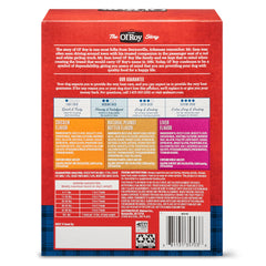 Ol' Roy Munchy Bones Dog Treats Variety Box, Chicken, Peanut Butter, Liver, 21 ct