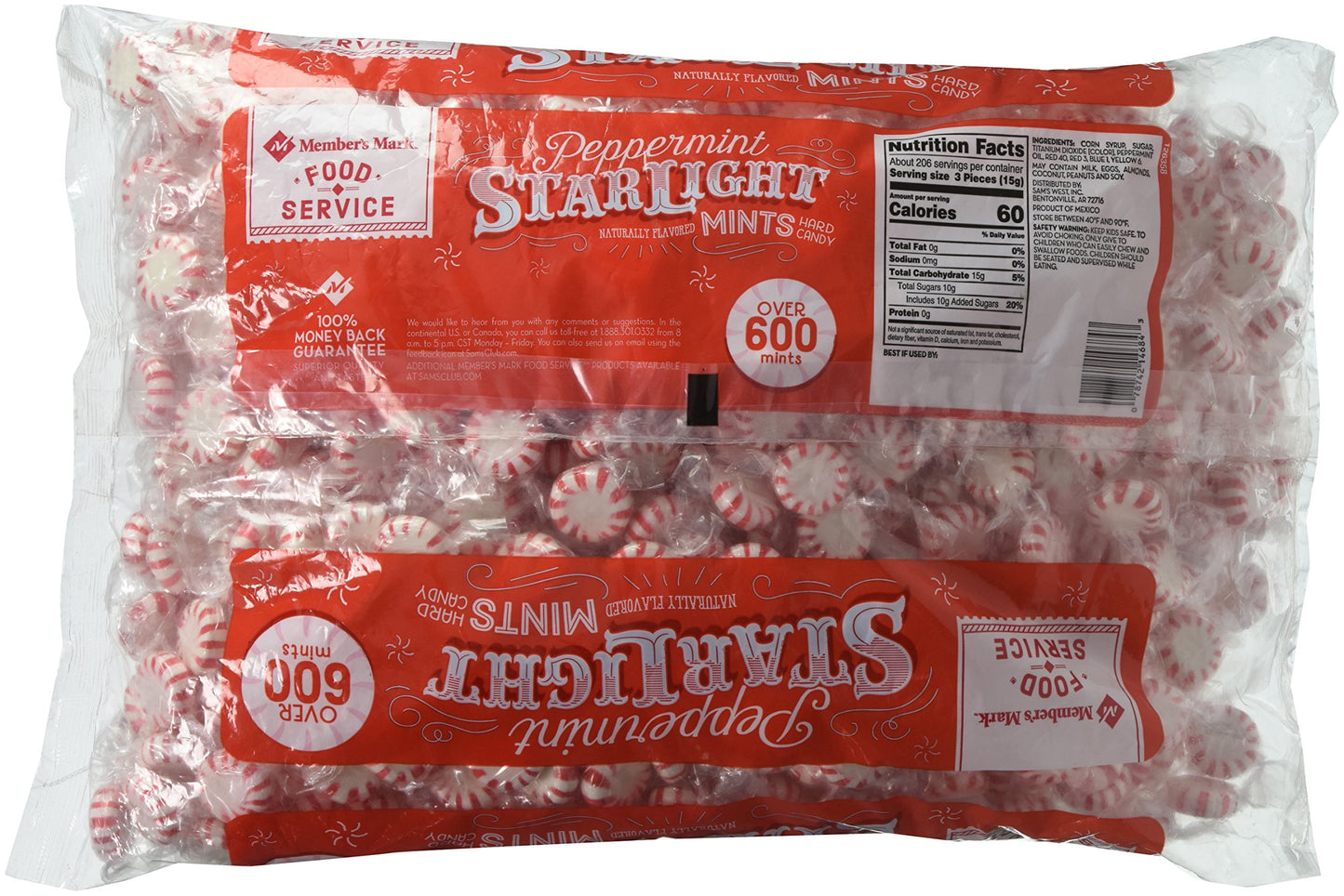 Member's Mark Peppermint Starlight Mints Hard Candy (600 ct.)
