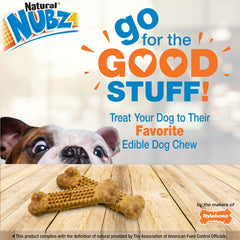 Nylabone Nubz Chicken Dog Treats, All Natural Edible Chew Treats for Dogs, Made in USA