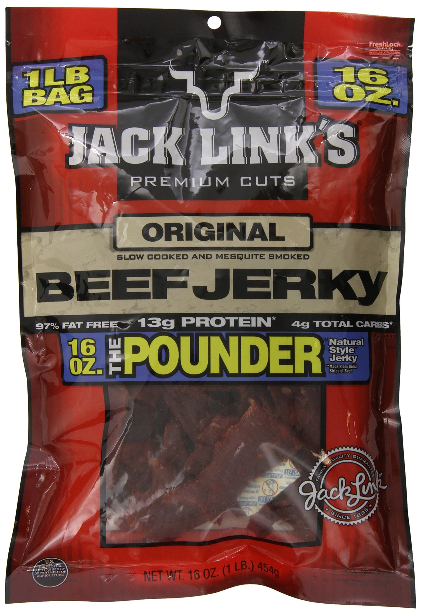 Jack Links Jerky, Original, 16 Ounce