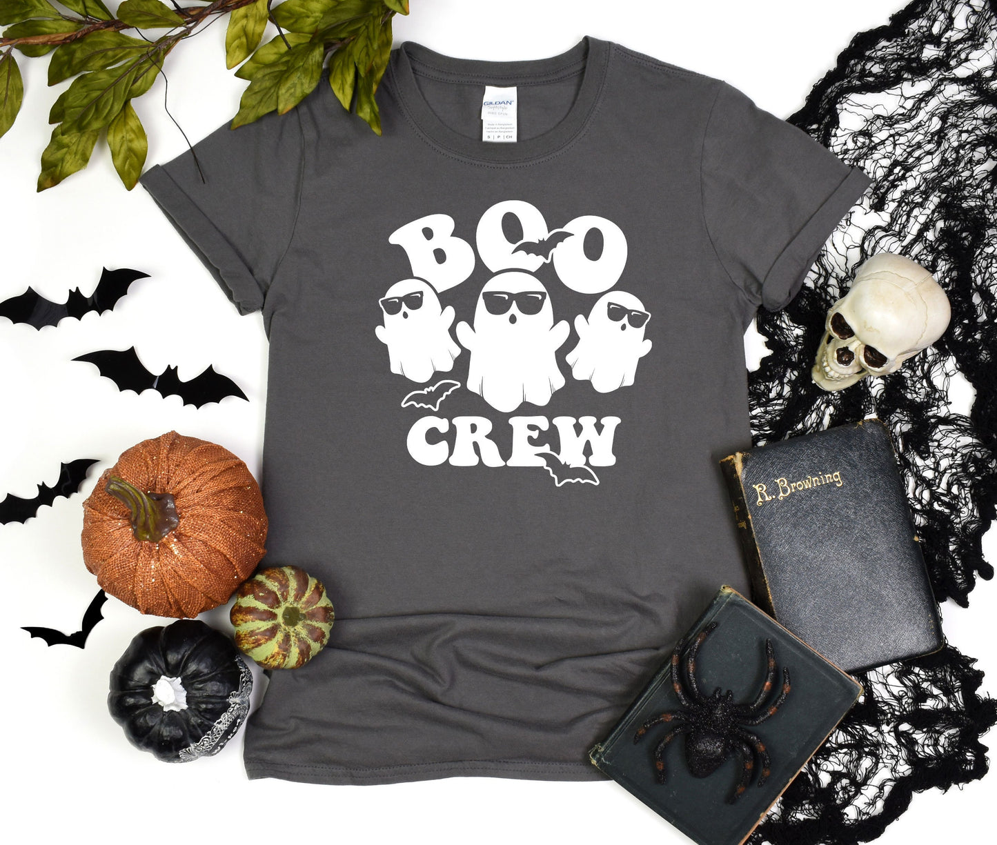 The Boo Crew Custom Halloween T-Shirt, Funny Halloween Shirt, Cute Ghost Tee, Funny Ghost Gift Shirt, Halloween Party Shirt, Group Halloween