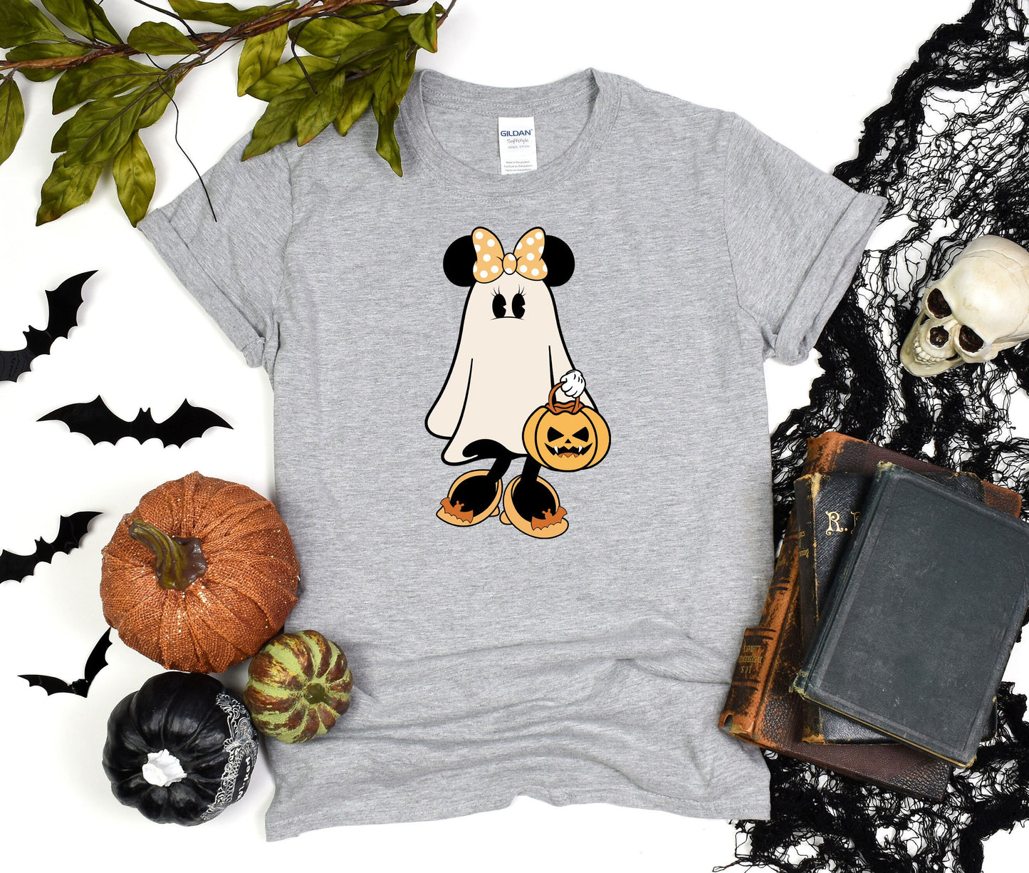 Disney Minnie Ghost Halloween Custom funny Shirt