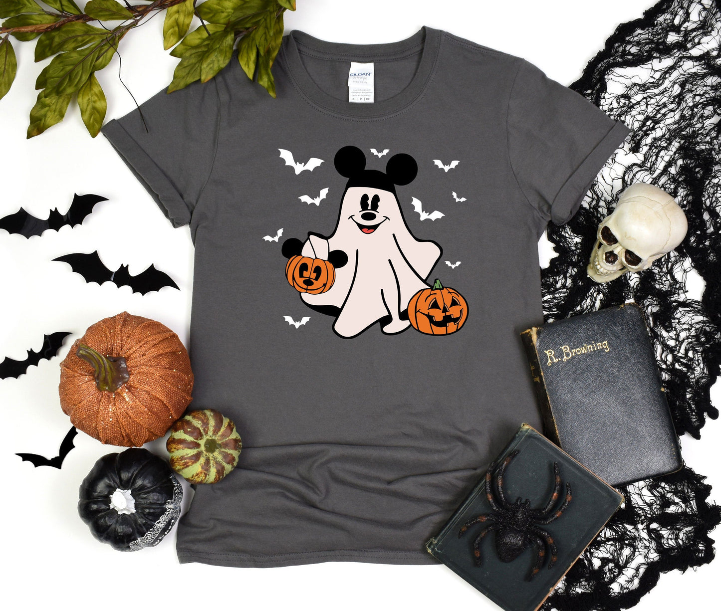 Disney Mickey Ghost Halloween Shirt, Retro Mickey Spooky Season Shirt, Halloween Pumpkin Shirt, Mickey Boo Tee, Mickey Pumpkin T-Shirt
