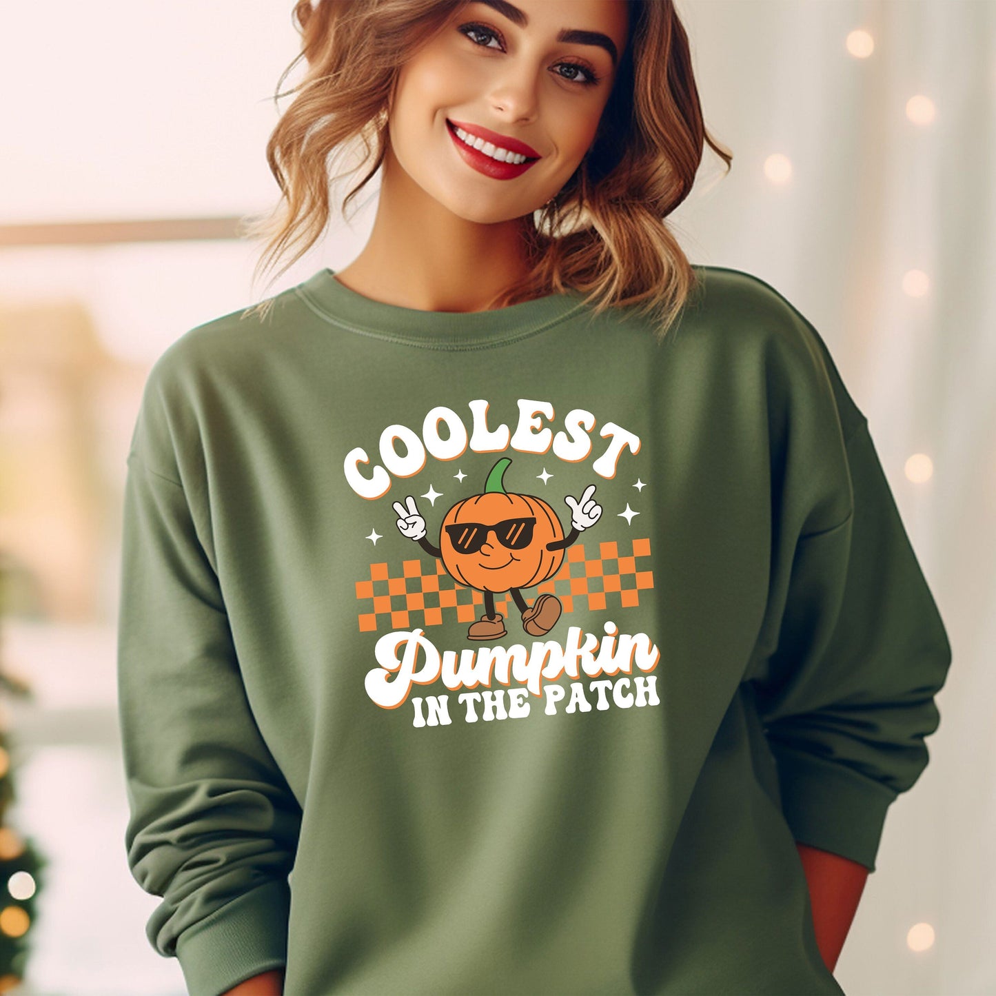 Coolest Pumpkin in the patch Sweatshirt, Coolest Pumpkin Race Shirt, Thanksgiving Shirt, Vintage Halloween Hoodie, Pumpkin Farm Sweatshirt