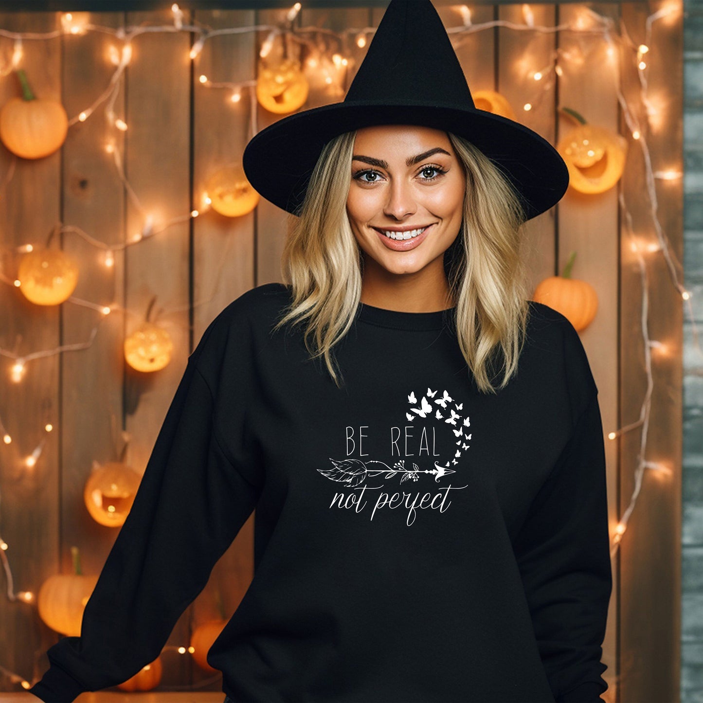 Be Real Not Perfect Sweatshirt and Hoodie, Retro Motivational Sweatshirt, Vintage Meditation Sweatshirt, Mental Health Shirt, Cute sweat