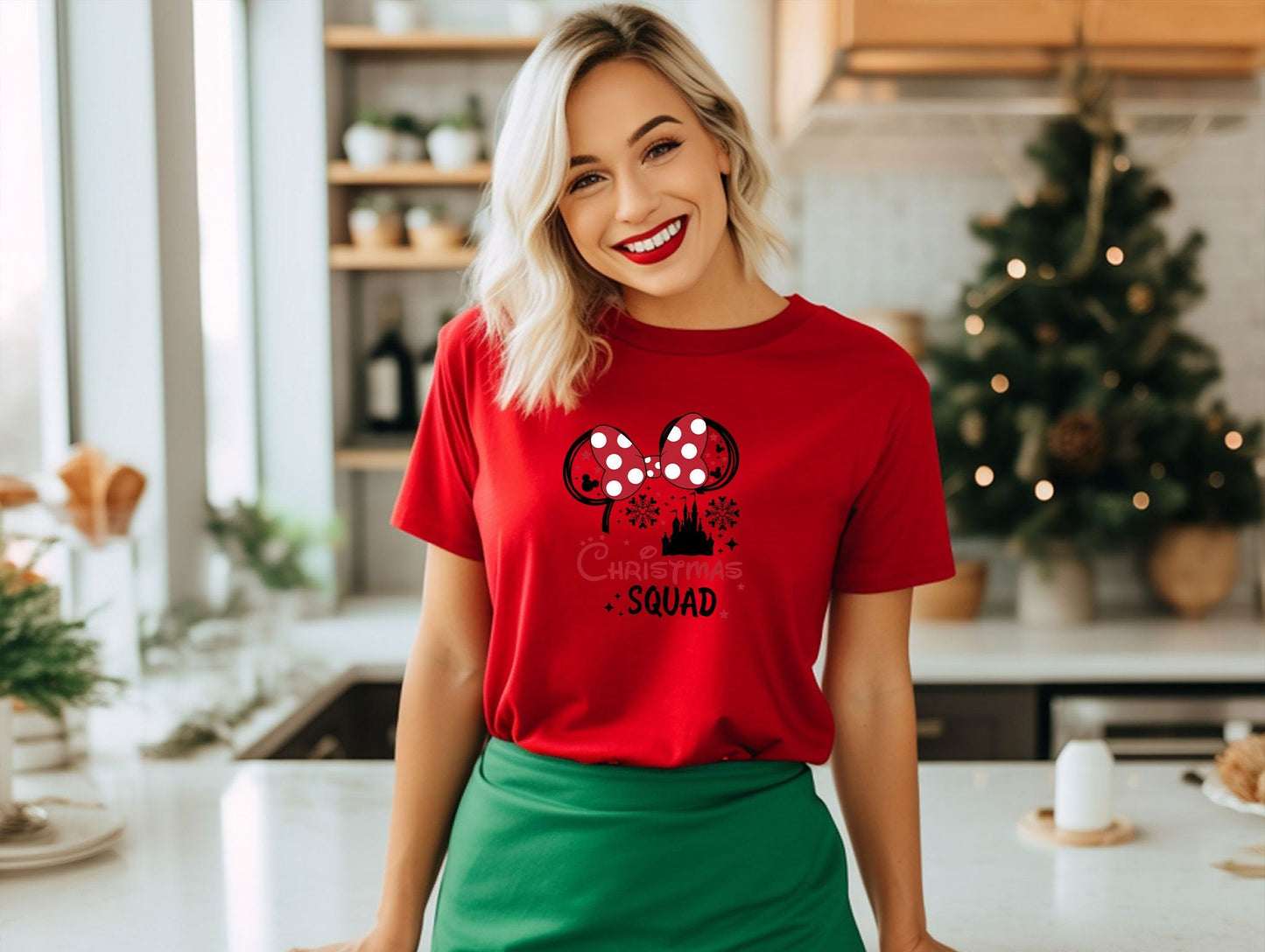 Christmas Squad T-Shirt, Disney Christmas Tee, Minnie Christmas Shirt, Xmas Squad Shirt, Disney Holiday Shirt, Xmas Family Gift Tee