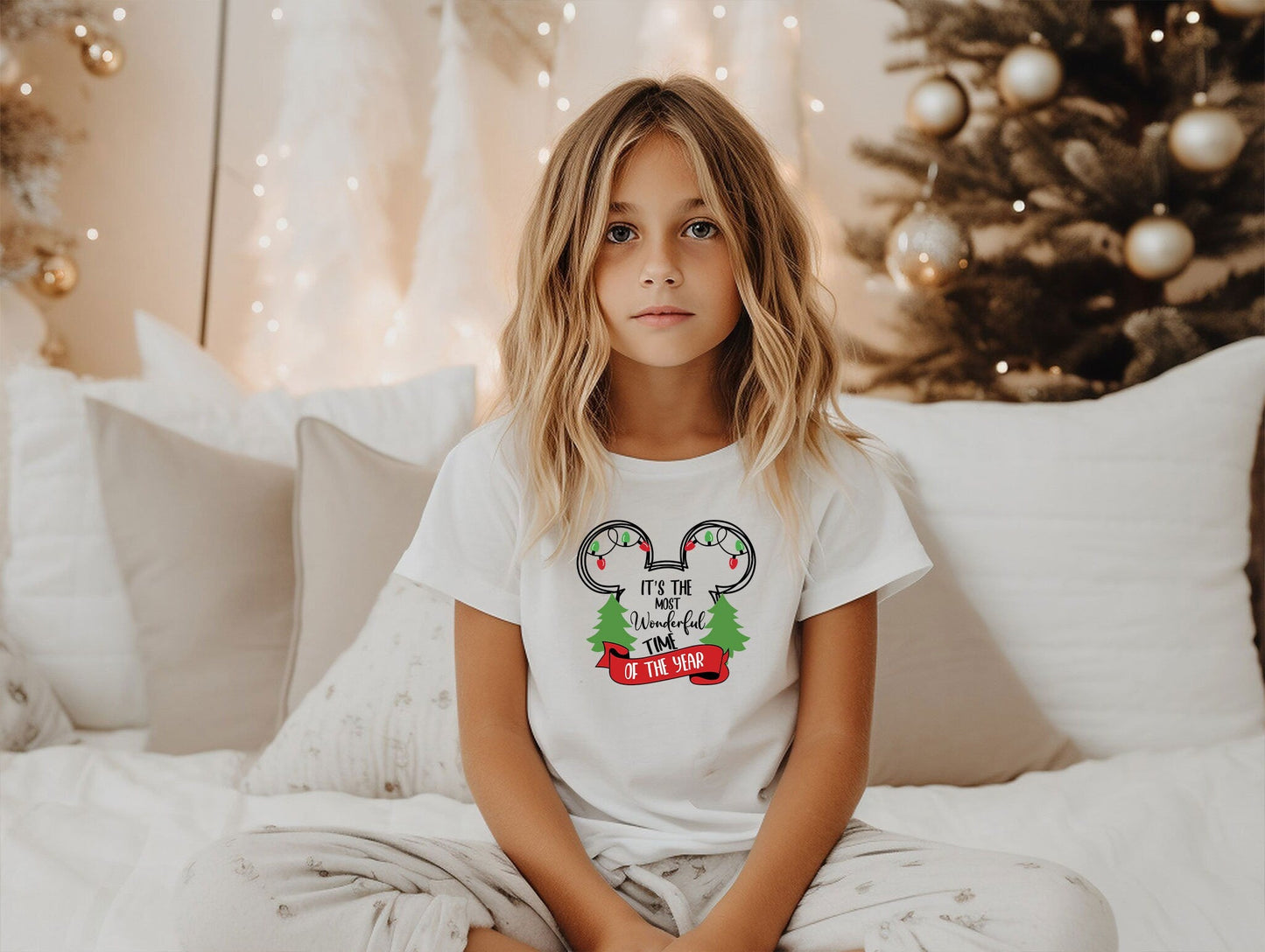 It's The Most Wonderful Tıme Of The Year Shirt, Christmas Mickey Ear Shirt, Disney Christmas Tee, Disnayland Tour T-Shirt, Matching Tour Tee