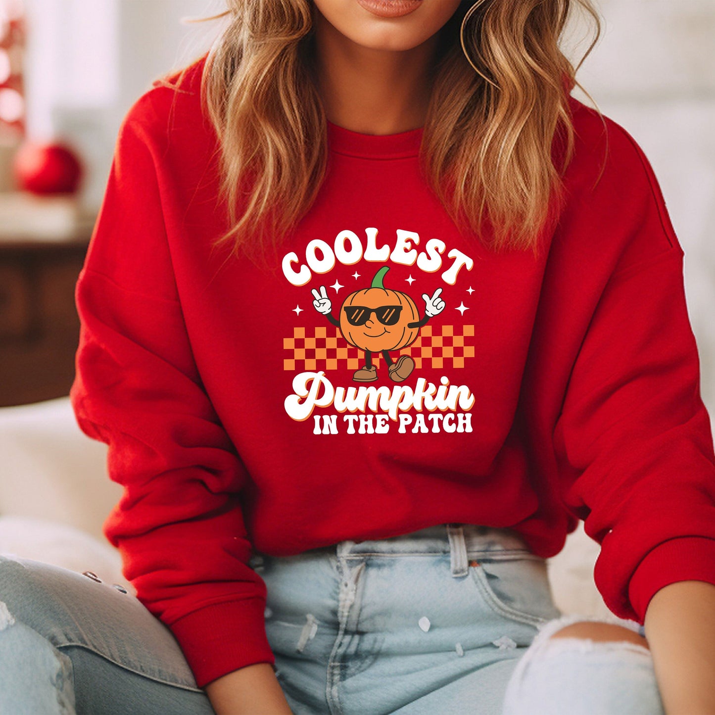 Coolest Pumpkin in the patch Sweatshirt, Coolest Pumpkin Race Shirt, Thanksgiving Shirt, Vintage Halloween Hoodie, Pumpkin Farm Sweatshirt