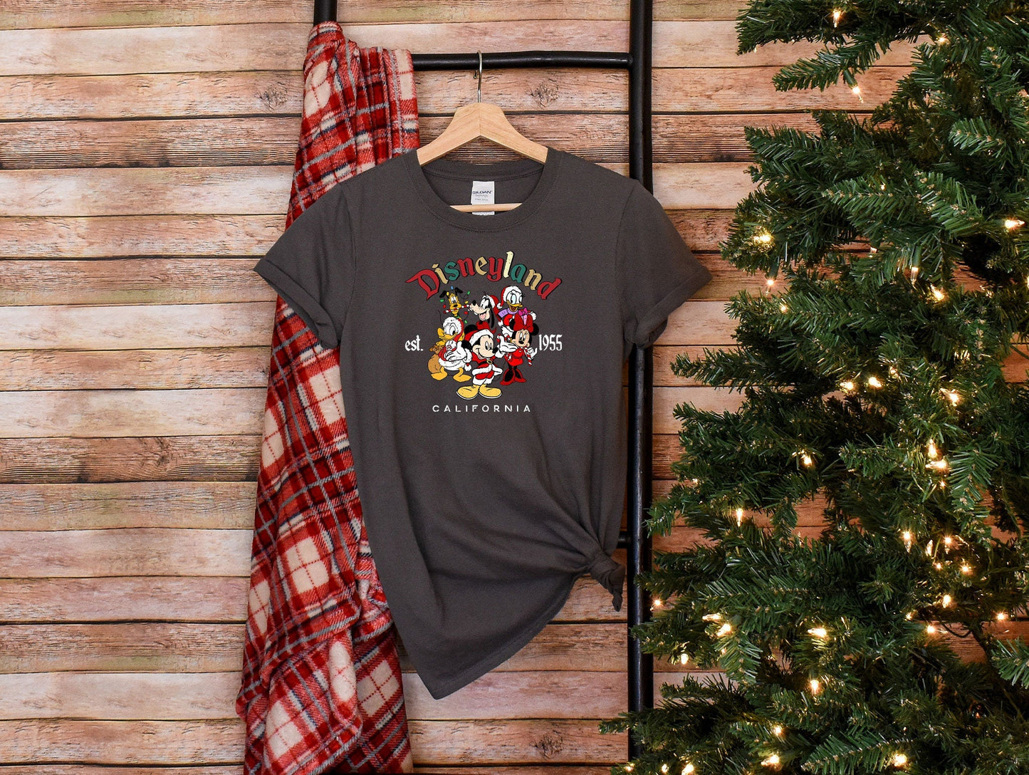 Disneyland Est 1955 California T-Shirt, Vintage Disneyland Shirt, Happiest Place On Earth Shirt, Vintage Disney Shirts, Retro Disney Tee