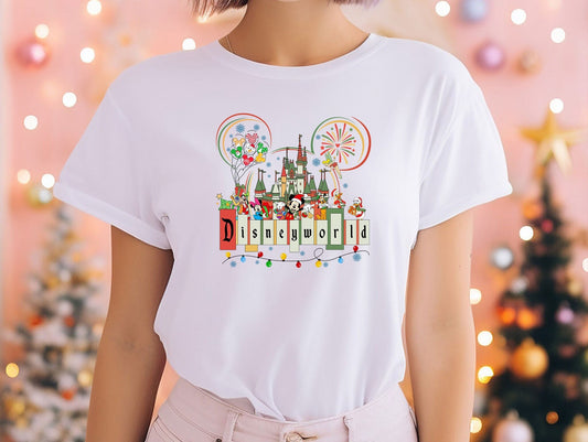 Disneyworld Christmas Shirt, Mickey And Friend Christmas Shirt, Disney Christmas Shirt, Disney Trip T-Shirt, Disney Family Xmas Tee