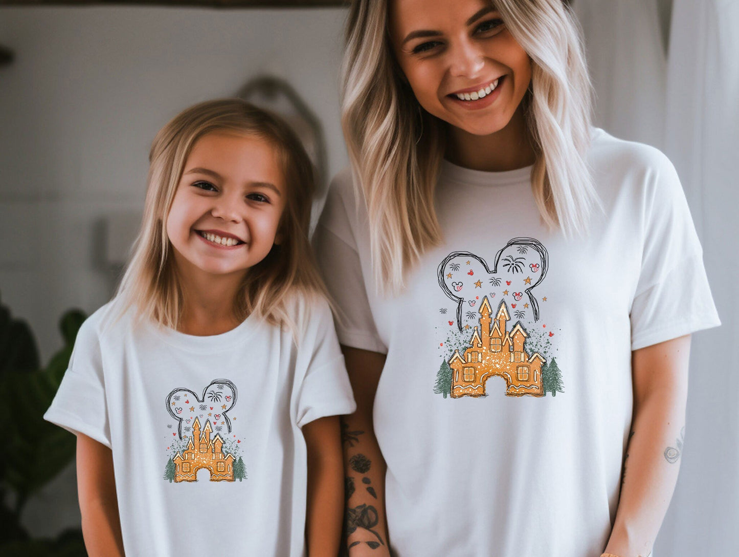 Disney Gingerbread Castle Shirt, Disney Christmas T-Shirt, Christmas Castle Shirt, Disney Christmas Family Shirt, Minnie Christmas Tee Gift